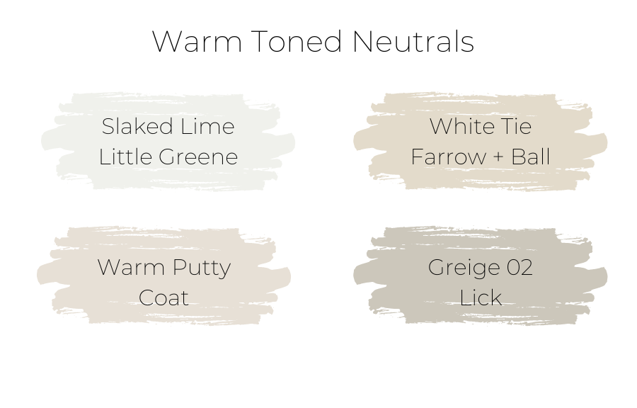 Warm Toned Neutral Paints for North Facing Room